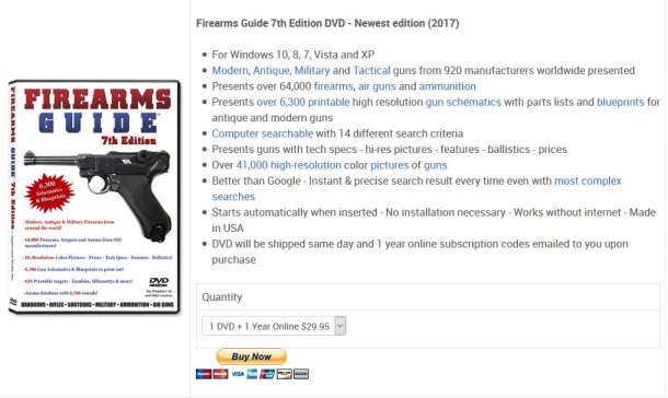 The 7th edition of the Firearms Guide is available The seventh edition of the Firearms Guide is the most extensive to date