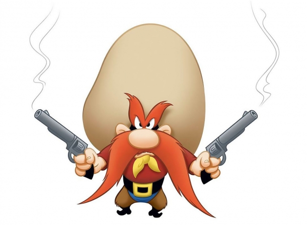 Yosemite Sam: short-tempered, but lovely