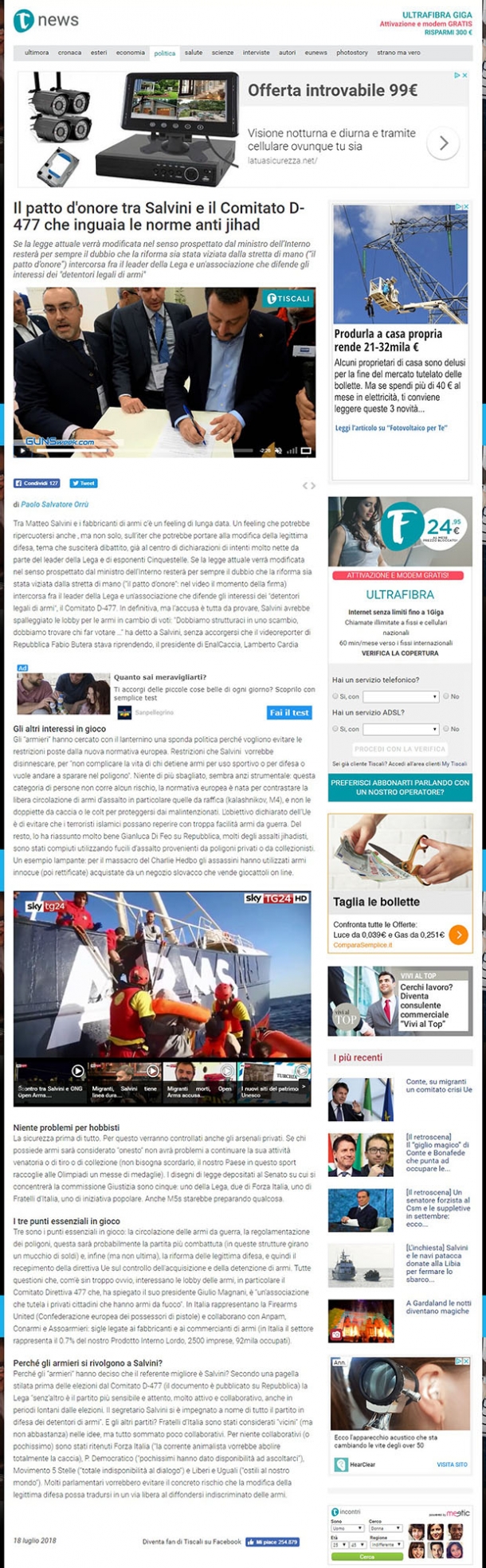 Come tutelare i possessori di armi? Comunicando online Come tutelare i possessori di armi? Comunicando online