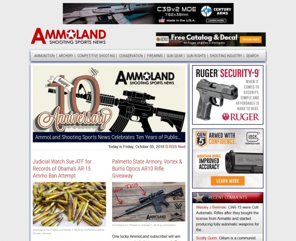 AmmoLand Shooting Sports News celebrates ten years of publishing AmmoLand Shooting Sports News celebrates ten years of publishing