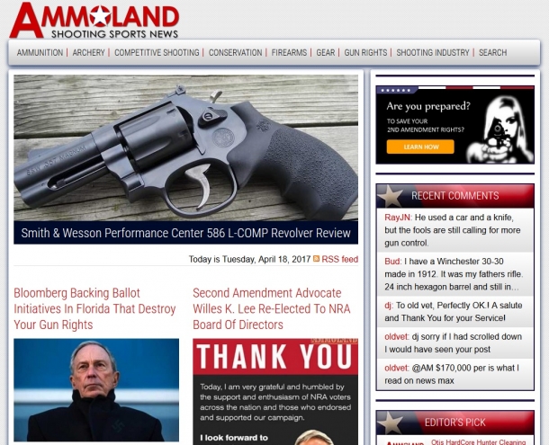 Controllo delle armi: placebo politico inutile Firearms United - Italia rilancia l'editoriale di uno dei più importanti opinionisti di Ammoland.com: il controllo delle armi è un placebo politico inutile!