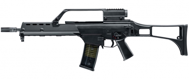 Haenel MK 556 to replace the Heckler & Koch G36 in German service! The Haenel MK 556 replaces the G36, whose accuracy and reliability reportedly suffered from extensive use in high temperatures