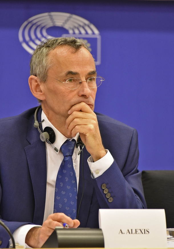 Alain Alexis kept upholding the European Commission's about the "need" for a ban on modern sporting firearms