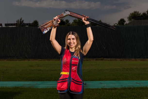 Beretta wins all at the Paris Olympics Austen Smith (USA), bronze in Women's Skeet