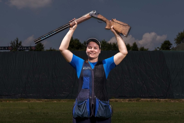 Beretta wins all at the Paris Olympics Silvana Stanco (ITA), gold medal in Women's Trap