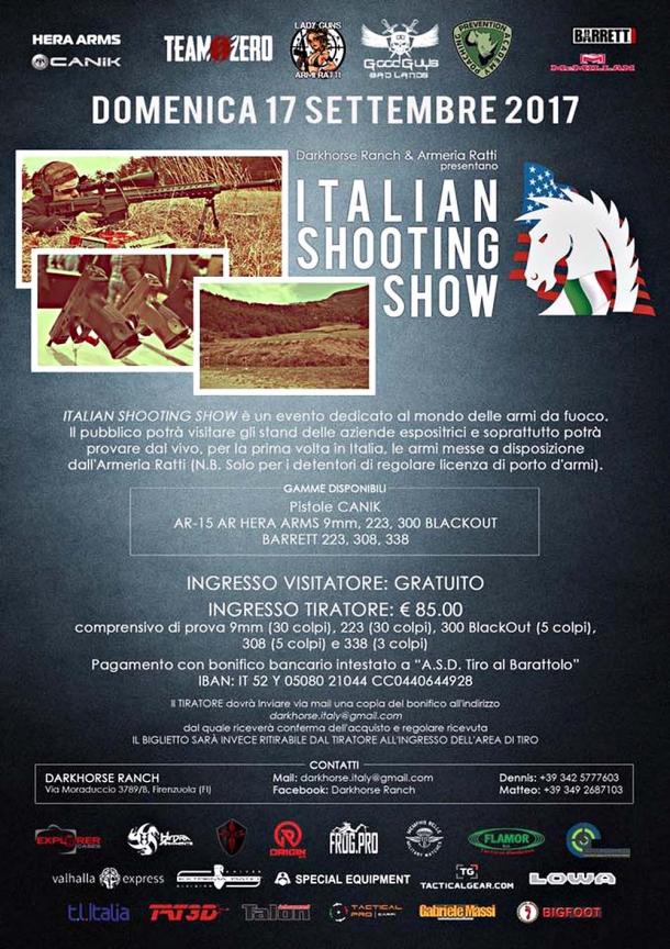Italian Shooting Show: un evento da non perdere! Italian Shooting Show: un evento da non perdere!