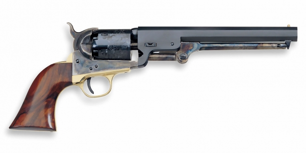 C'era una volta Sergio Leone: in mostra all'Ara Pacis, gli 'spaghetti western' e non solo Uberti Colt 1851 Navy (avancarica)