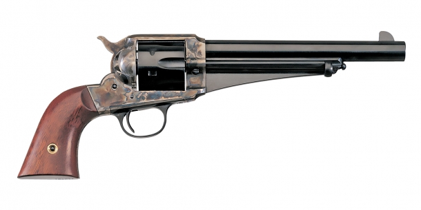 C'era una volta Sergio Leone: in mostra all'Ara Pacis, gli 'spaghetti western' e non solo Uberti Remington 1875