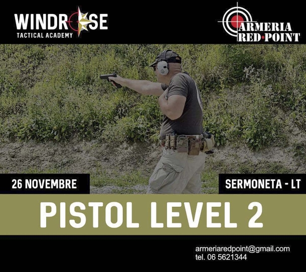 Armeria Red Point: corsi di fine novembre con Windrose Tactical Academy Corso: