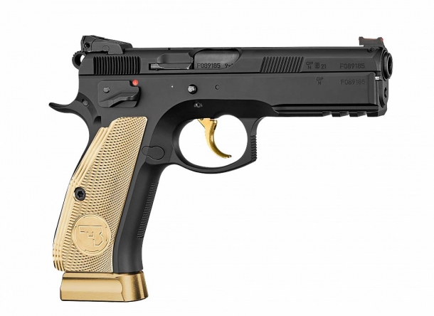 CZ compie 85 anni Pistola CZ-75 SP-01 Shadow 85th Anniversary Edition – lato destro