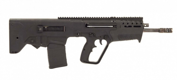 IWI announces the TAVOR 7 bullpup rifle and the MASADA striker-fired pistol The right side of the IWI TAVOR 7 battle rifle