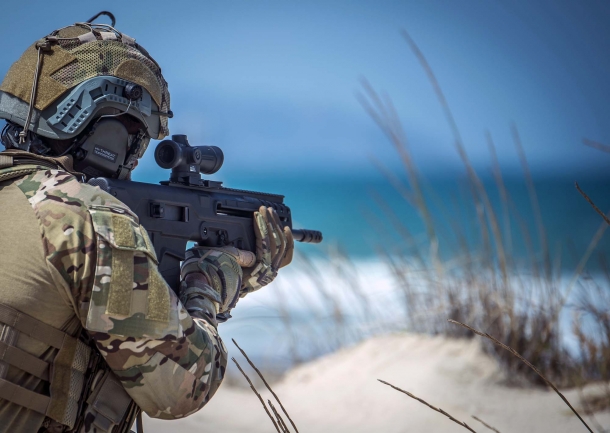 IWI announces the TAVOR 7 bullpup rifle and the MASADA striker-fired pistol IWI is one of the most important manufacturer of small arms for law enforcement and military uses