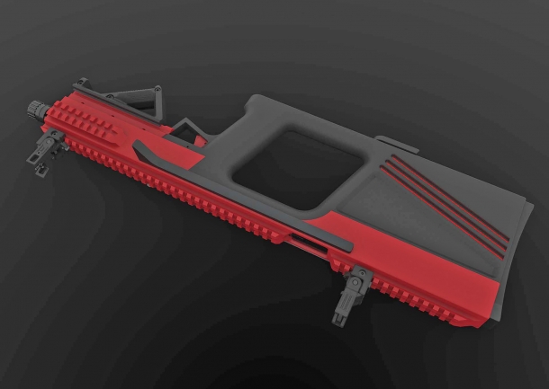 New projects from Tecnostudio Engineering The 'Tecnogun' design would sport a bullpup configuration and either a polymer or carbon-fiber stock
