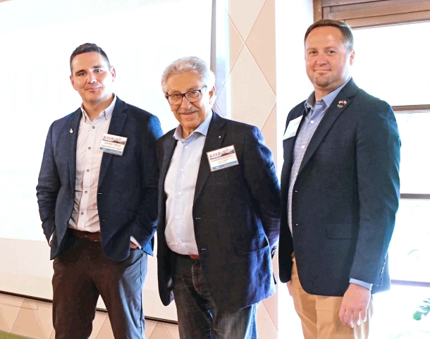 Wyoming opens up to Italian sporting guns The President of CONARMI, the Italian Gunmakers Consortium, Pierangelo Pedersoli (center), together with Chance Price and Brandon Marshall, delegates of the Wyoming Business Council