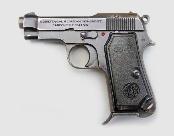 Armi e Legge: il rinvenimento di armi Beretta Modello 1934, qui in un esemplare del 1941
