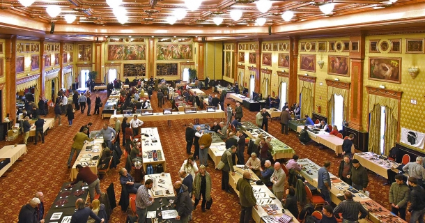 La sala dell'Hotel Marriot che ospita l'evento