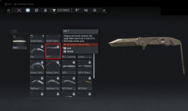 Tom Clancy's Ghost Recon Breakpoint adotta i coltelli Extrema Ratio Extrema Ratio H2F T