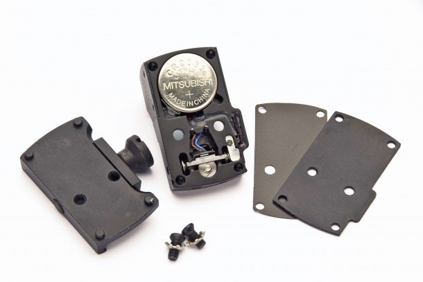 Il vano batteria del Burris FastFire 2