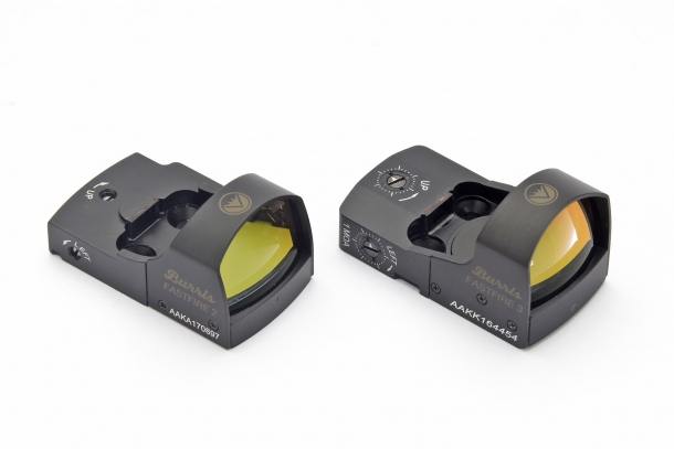 I Burris FastFire 2 e 3 a confronto - lato destro