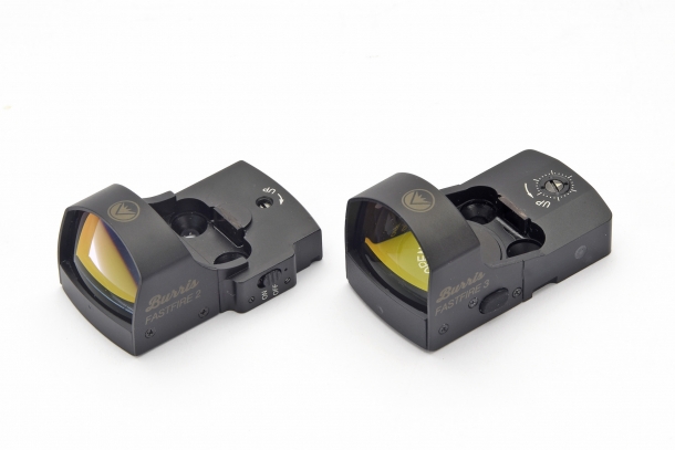 I Burris FastFire 2 e 3 a confronto - lato sinistro