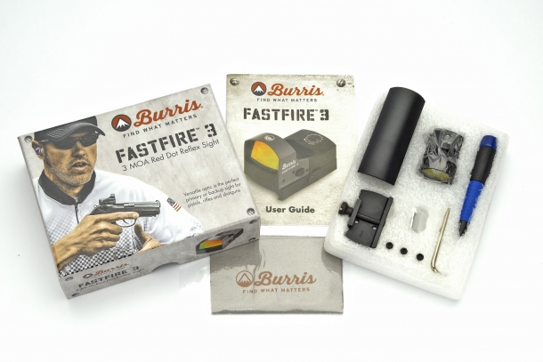 La confezione del Burris FastFire 3