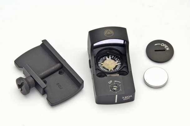 Il vano batteria del Burris FastFire 3