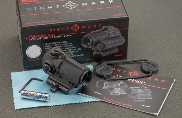 Sightmark Wolverine 1x23 CSR red dot sight Sightmark Wolverine 1x23 CSR red dot sight