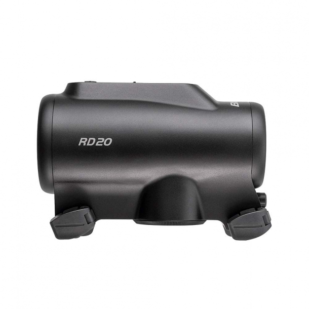 Blaser RD20, il red dot dedicato per i fucili Blaser Ottica a punto rosso Blaser RD20, lato destro