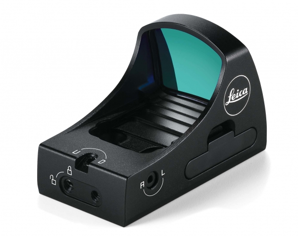 Punto rosso Leica Tempus ASPH La regolazione del riferimento luminoso per elevazione e deriva è effettuata tramite una chiave Allen