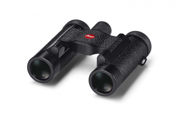 Leica Ultravid 8x20 and 10x25 binoculars The Leica Ultravid 8x20 binocular, with black housing