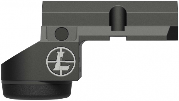 Leupold Deltapoint Micro red dot sight for pistols Leupold Deltapoint Micro red dot sight for Glock pistols – right side