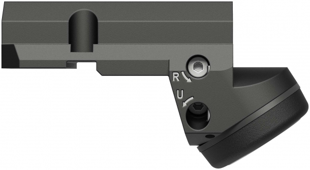 Leupold Deltapoint Micro red dot sight for pistols Leupold Deltapoint Micro red dot sight for Smith & Wesson M&P pistols – left side