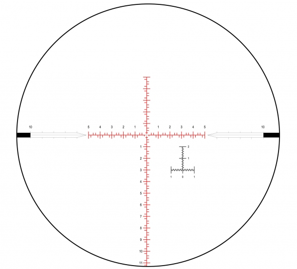 Nightforce ATACR 4-16x42 F1 Il reticolo Mil-C
