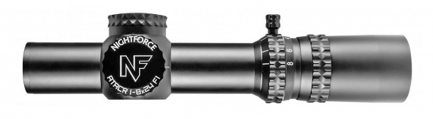 Nuova linea di ottiche Nightforce NX8 e il nuovo ATACR 1-8x24 F1 Il nuovo cannocchiale ATACR 1-8x24 F1 è costruito per mantenere solidità e precisione anche dopo anni ed anni di uso intenso