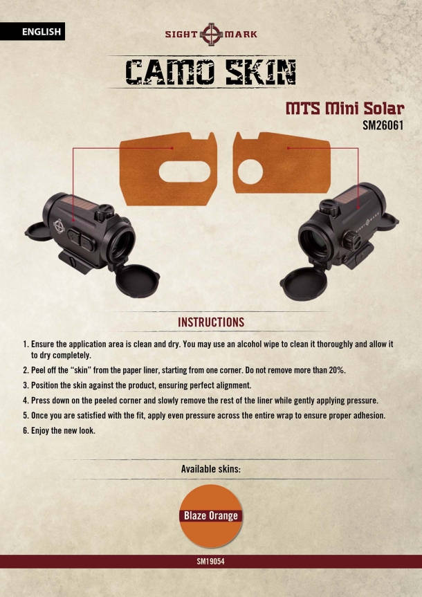 Sightmark Camo Skins: protection and style for optics Sightmark Camo Skins: protection and style for optics