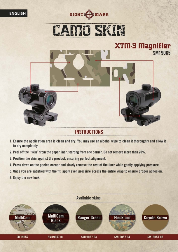 Sightmark Camo Skins: protection and style for optics Sightmark Camo Skins: protection and style for optics