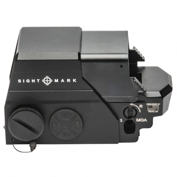Sightmark RAM Ultra Shot line of reflex sights The Ultra Shot M-Spec reflex sights are rated to withstand .338 and .50 caliber recoil