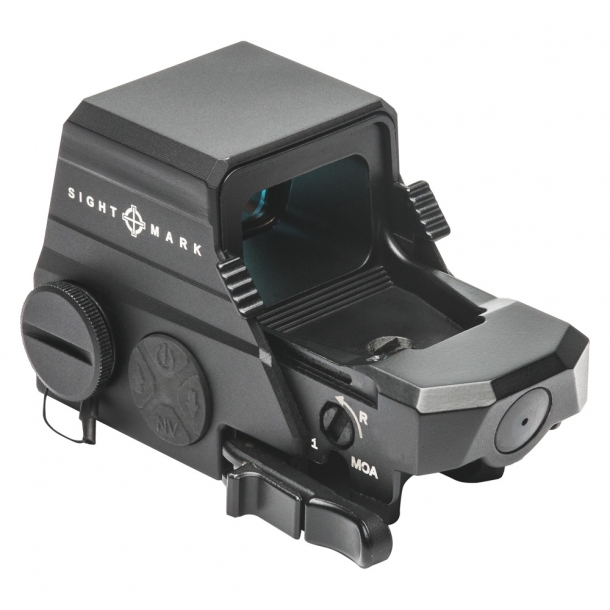 Sightmark RAM Ultra Shot line of reflex sights The M-Spec ("Military Spec.") reflex sights are compatible with Sightmark's own, XT-3 tactical magnifier