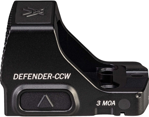 Vortex Defender CCW: il red dot per pistole da difesa Ottica Vortex Defender-CCW – lato sinistro