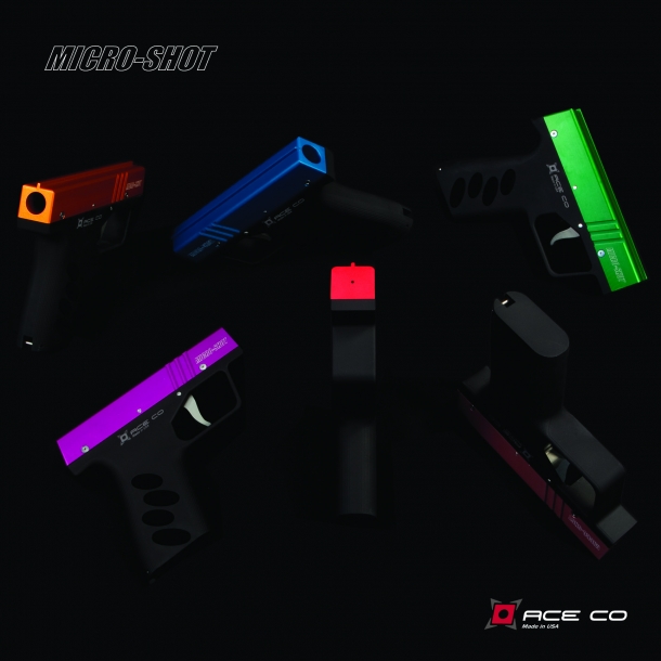 AceCo 'Micro-Shot': the precision pepper spray dispenser The Micro-Shot is available in a plethora of color configurations