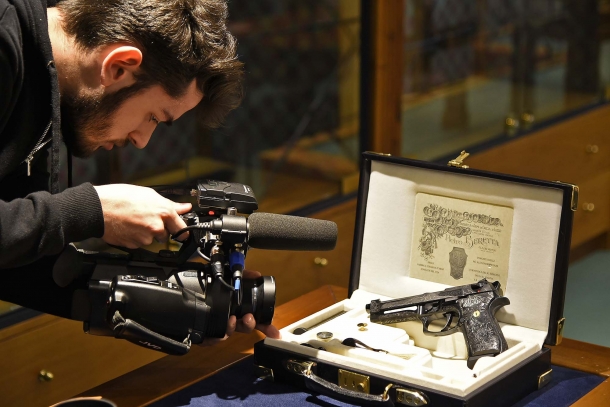 Un momento del lavoro di documentazione che il team GUNSweek.com è stato chiamato a realizzare per raccontare l'evento