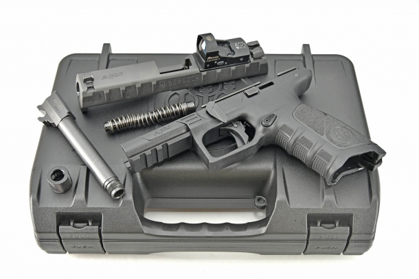 The new Beretta APX Combat pistol, field-stripped