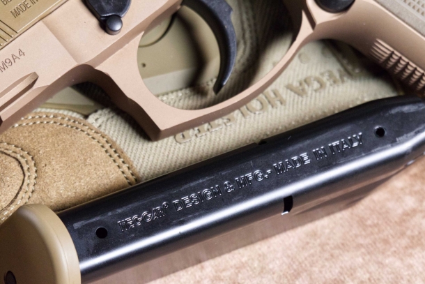Beretta M9A4 cal. 9 Para - un'analisi dettagliata I caricatori sono Mec Gar, un'ulteriore garanzia di affidabilità.