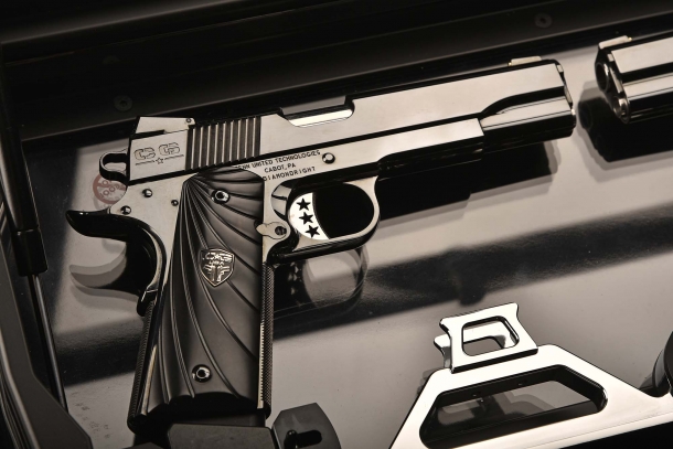 The right handed version of the Cabot Guns Mirror Image Pistols