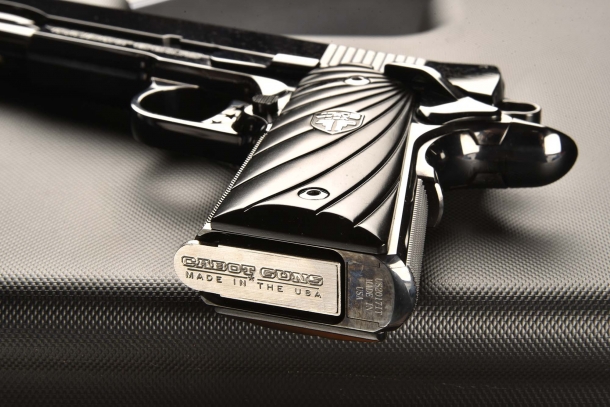 All Cabot Guns 1911 pistol feed through standard single-stack magazines