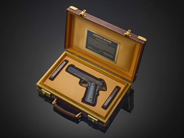 Cabot Guns One of a Kind pistols: Aphrodite and Leviathan Cabot Guns "OAK" Leviathan