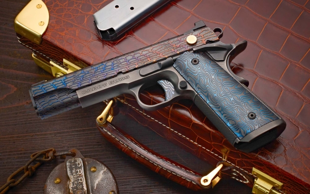 Cabot Guns One of a Kind pistols: Aphrodite and Leviathan Cabot Guns "One of A Kind" Leviathan