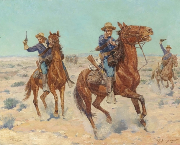 Colt 1873 Single Action Army Pickets (Charles Schreyvogel, 1907)