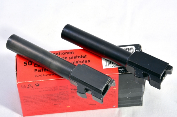 Glock G19 Gen5 calibro 9mm La canna della Glock G19 Gen 5 differisce dalla Gen 4 per la finitura più scura e la rigatura convenzionale