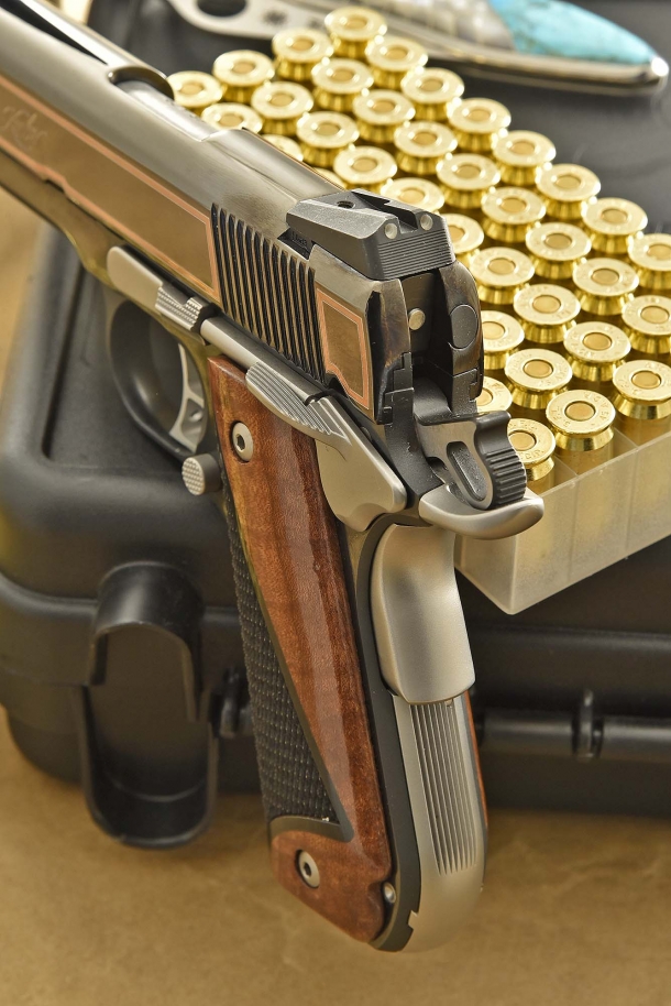 Oltre alla sicura dorsale all'impugnatura, la Classic Carry Elite presenta una sicura manuale ambidestra
